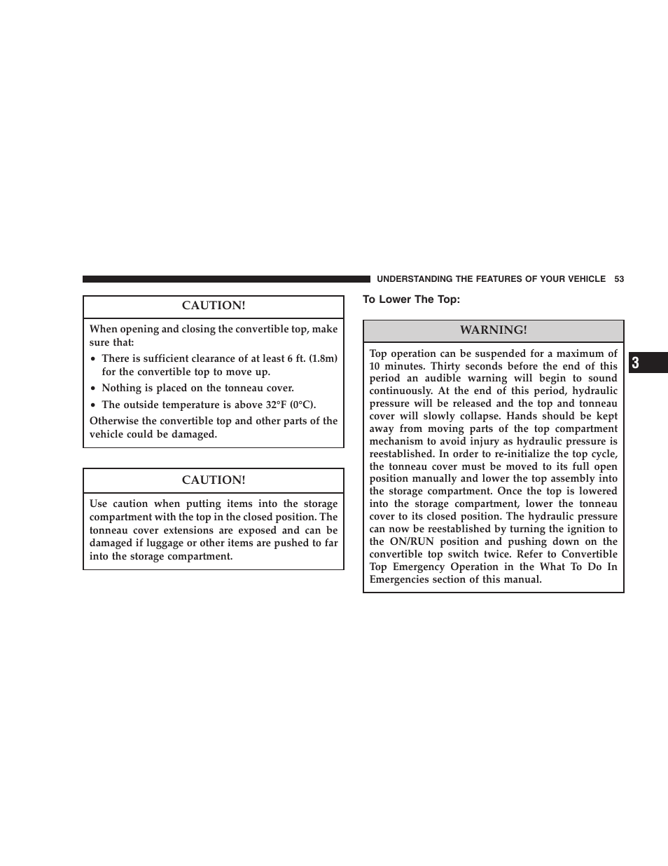 Chrysler Crossfire SRT6 User Manual | Page 53 / 280