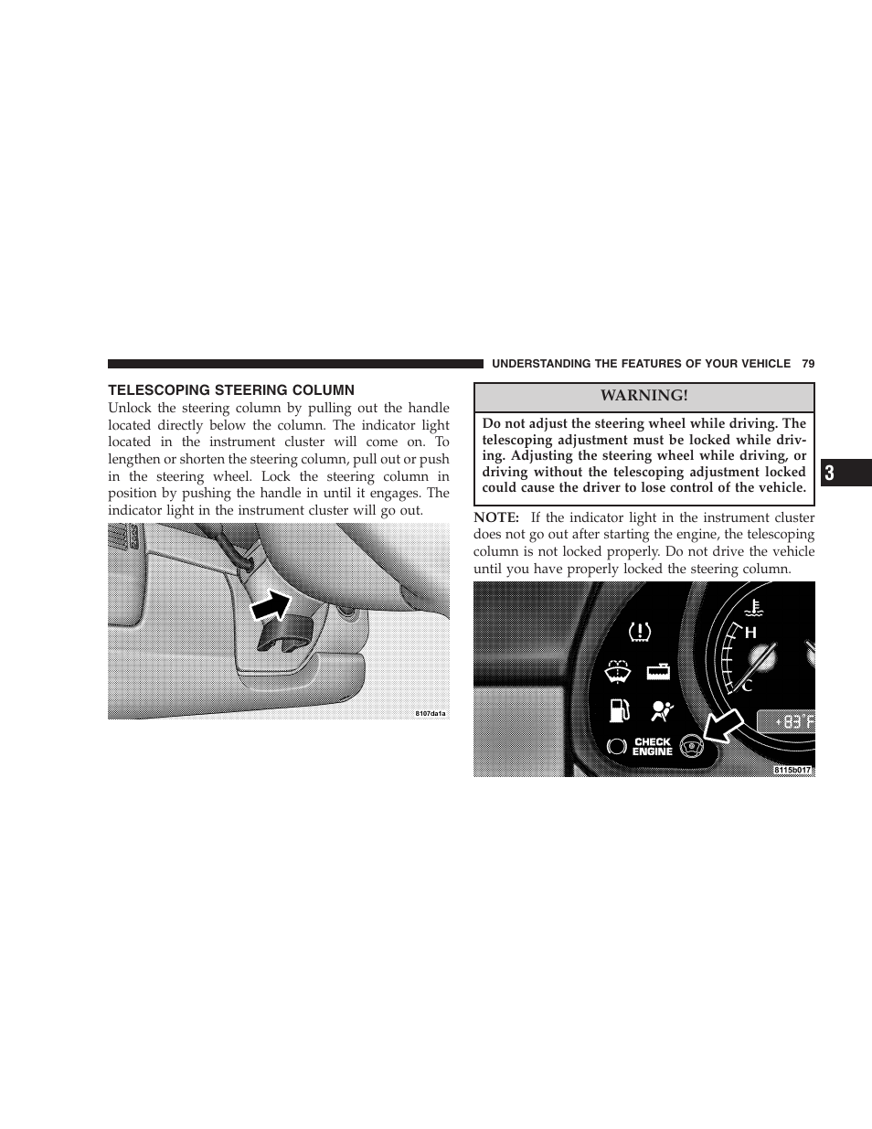 Chrysler Crossfire SRT6 User Manual | Page 79 / 280