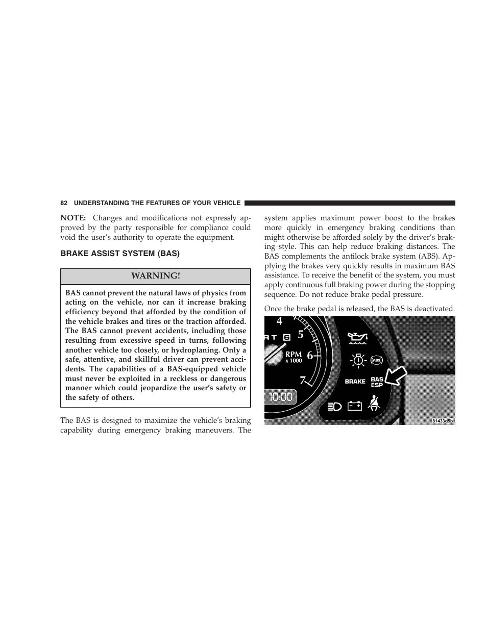 Chrysler Crossfire SRT6 User Manual | Page 82 / 280