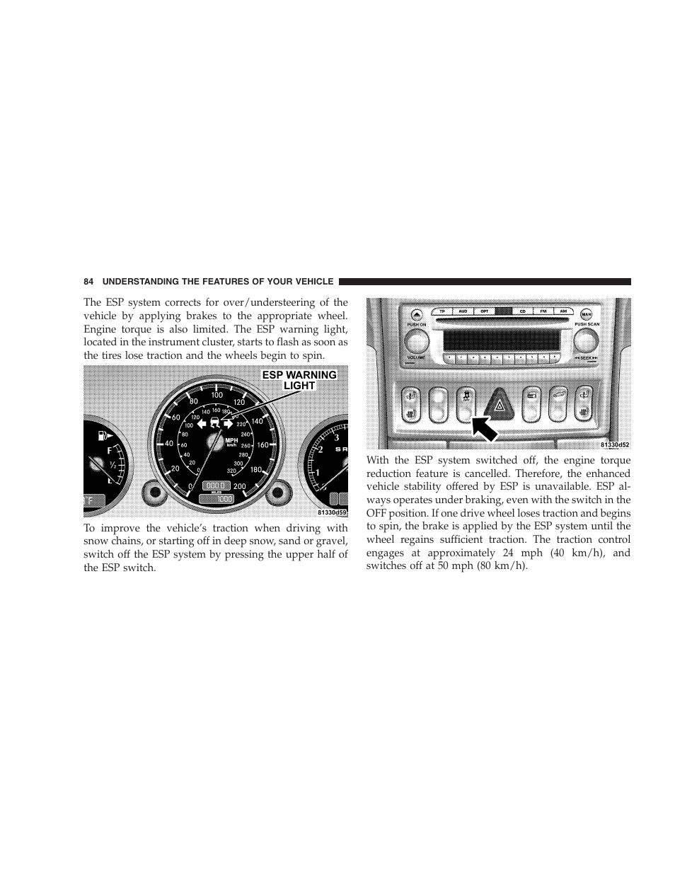 Chrysler Crossfire SRT6 User Manual | Page 84 / 280