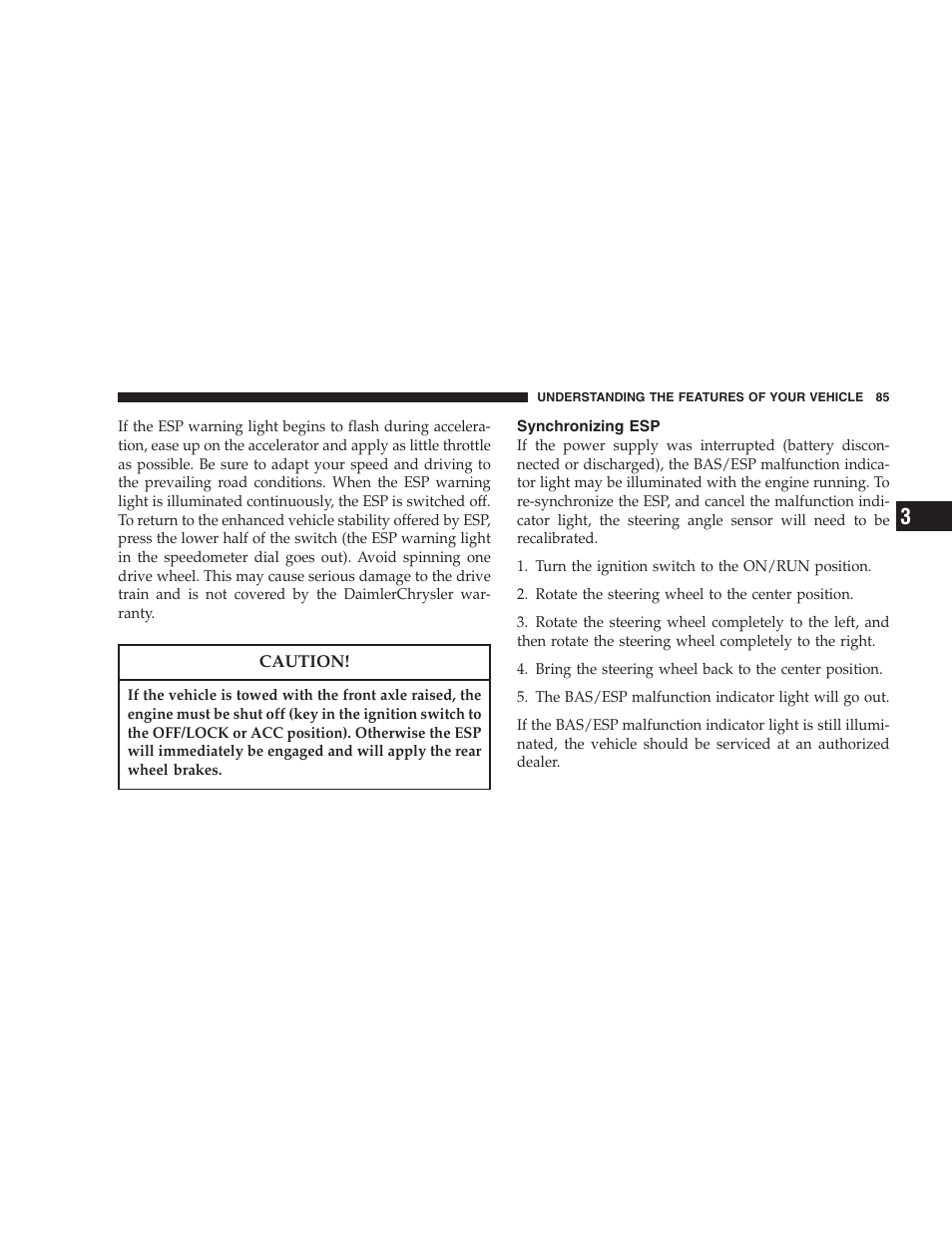 Chrysler Crossfire SRT6 User Manual | Page 85 / 280