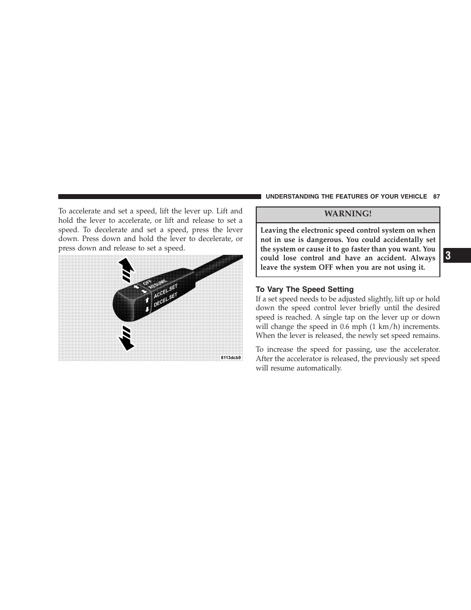 Chrysler Crossfire SRT6 User Manual | Page 87 / 280