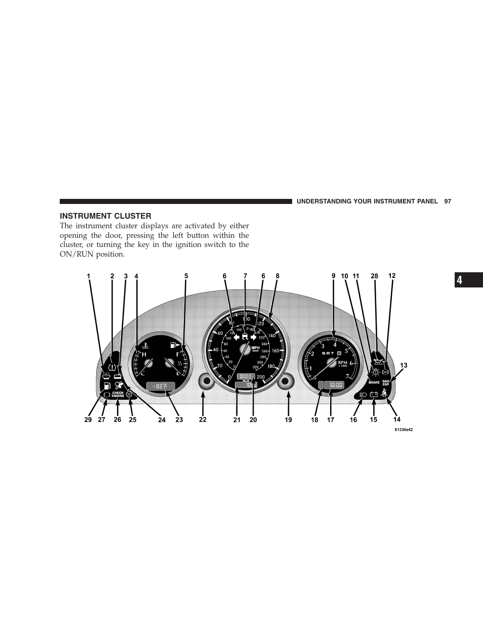 Chrysler Crossfire SRT6 User Manual | Page 97 / 280