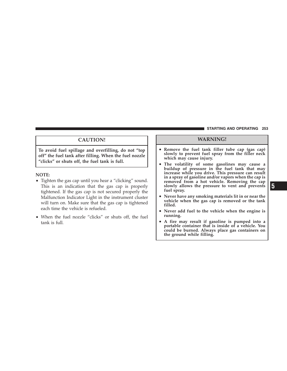 Chrysler 2005 Pacifica Touring User Manual | Page 253 / 376