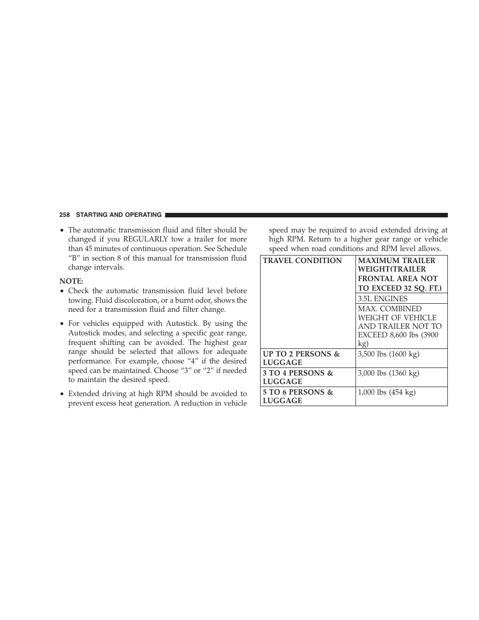 Chrysler 2005 Pacifica Touring User Manual | Page 258 / 376