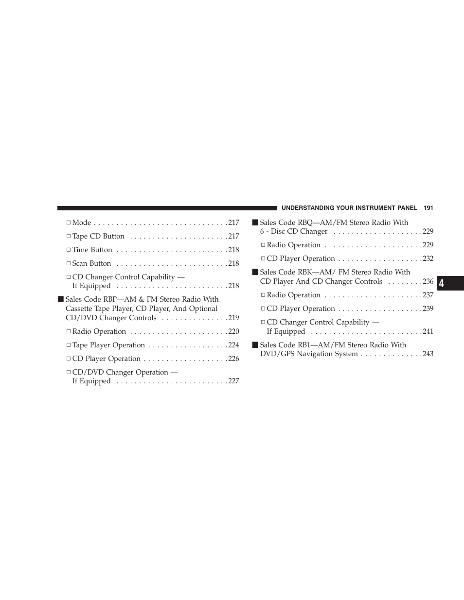 Chrysler 2005 Town and Country User Manual | Page 191 / 472