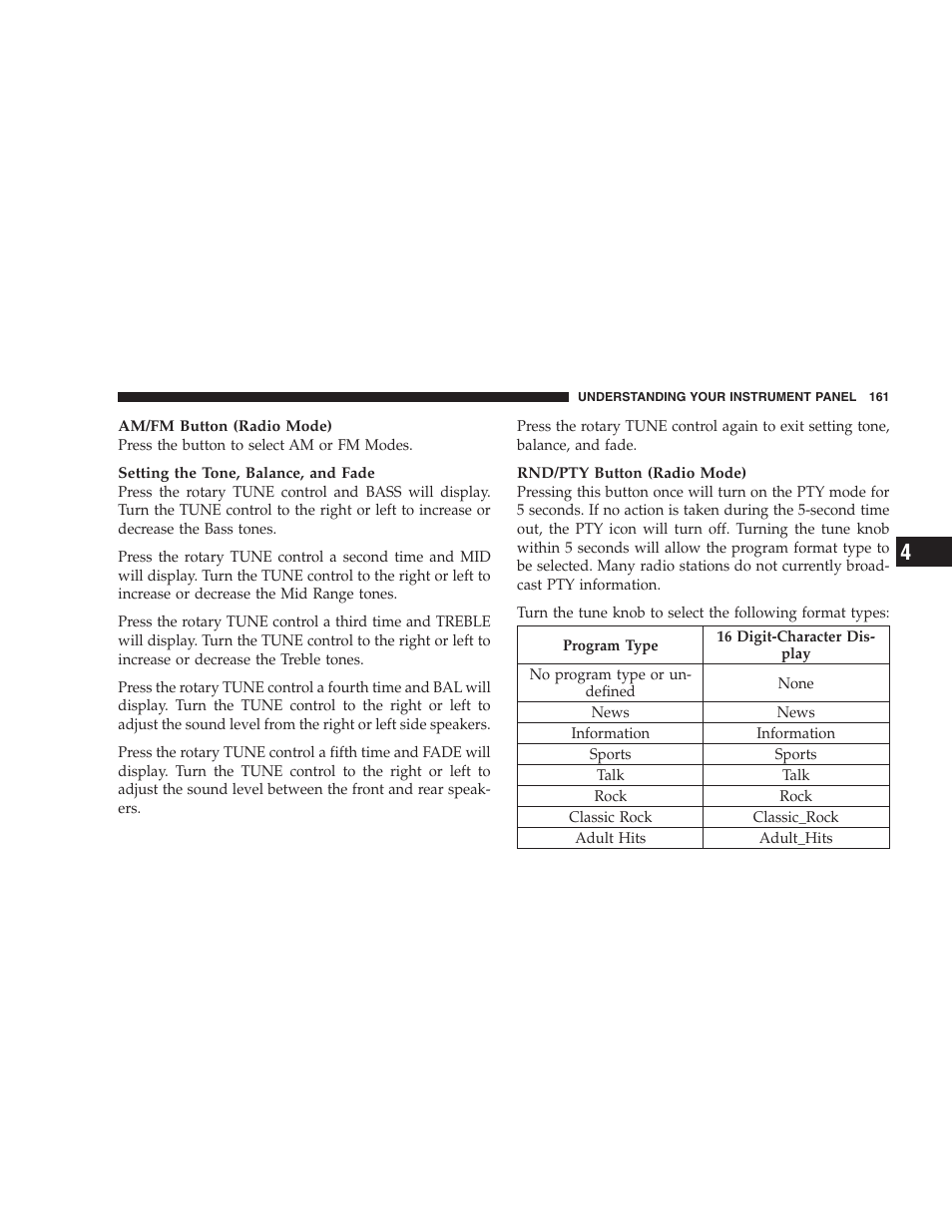 Chrysler 2007 300 SRT8 User Manual | Page 161 / 360