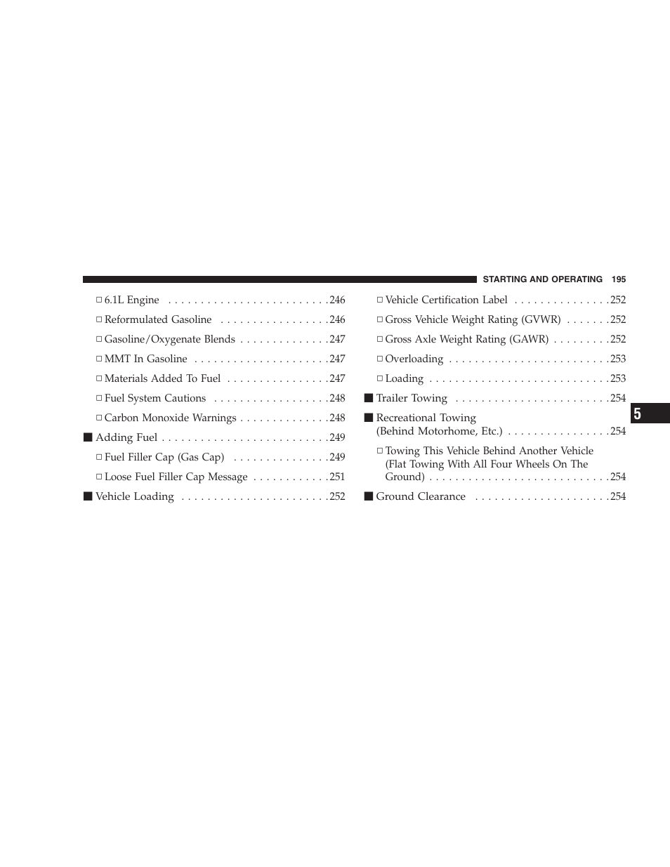 Chrysler 2007 300 SRT8 User Manual | Page 195 / 360
