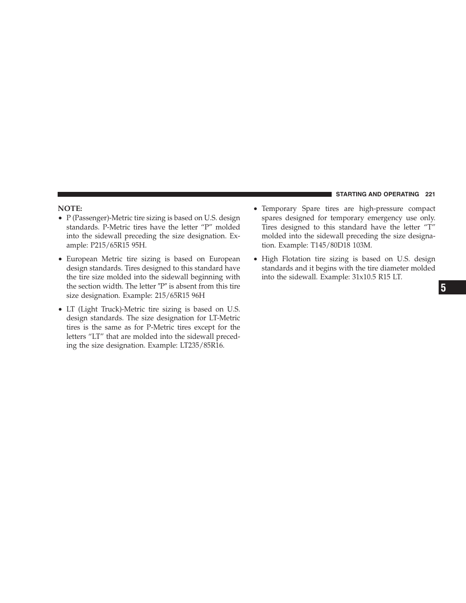 Chrysler 2007 300 SRT8 User Manual | Page 221 / 360