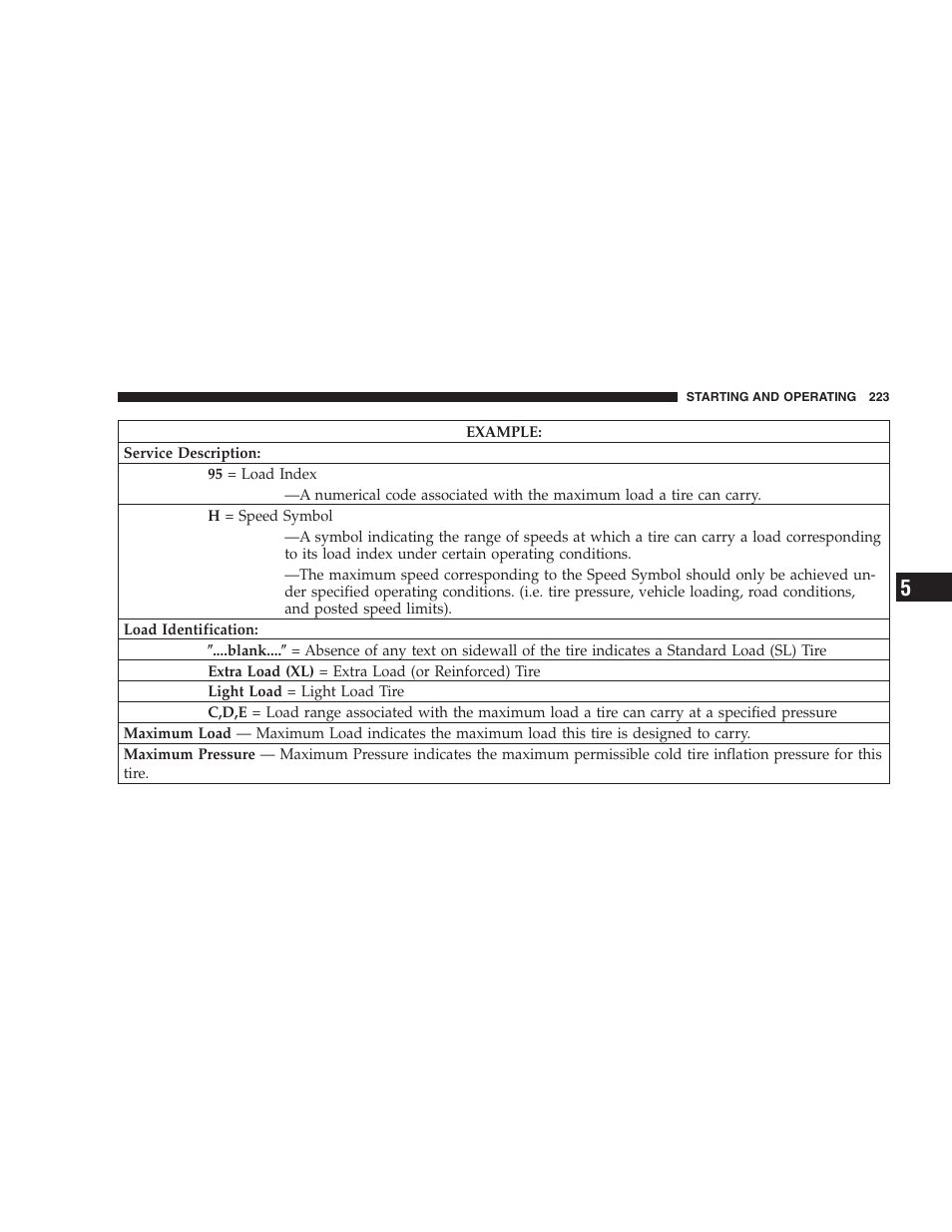 Chrysler 2007 300 SRT8 User Manual | Page 223 / 360