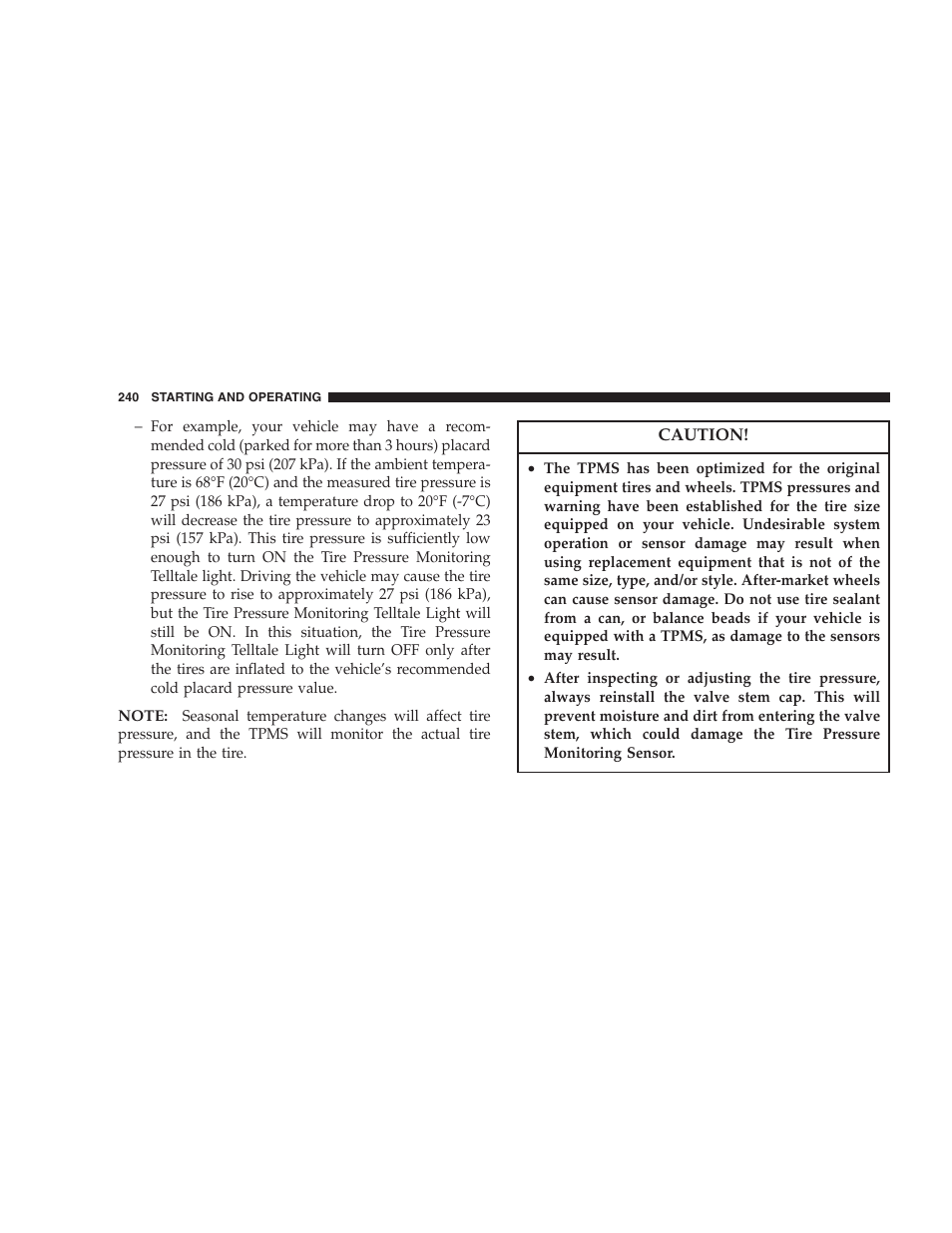 Chrysler 2007 300 SRT8 User Manual | Page 240 / 360