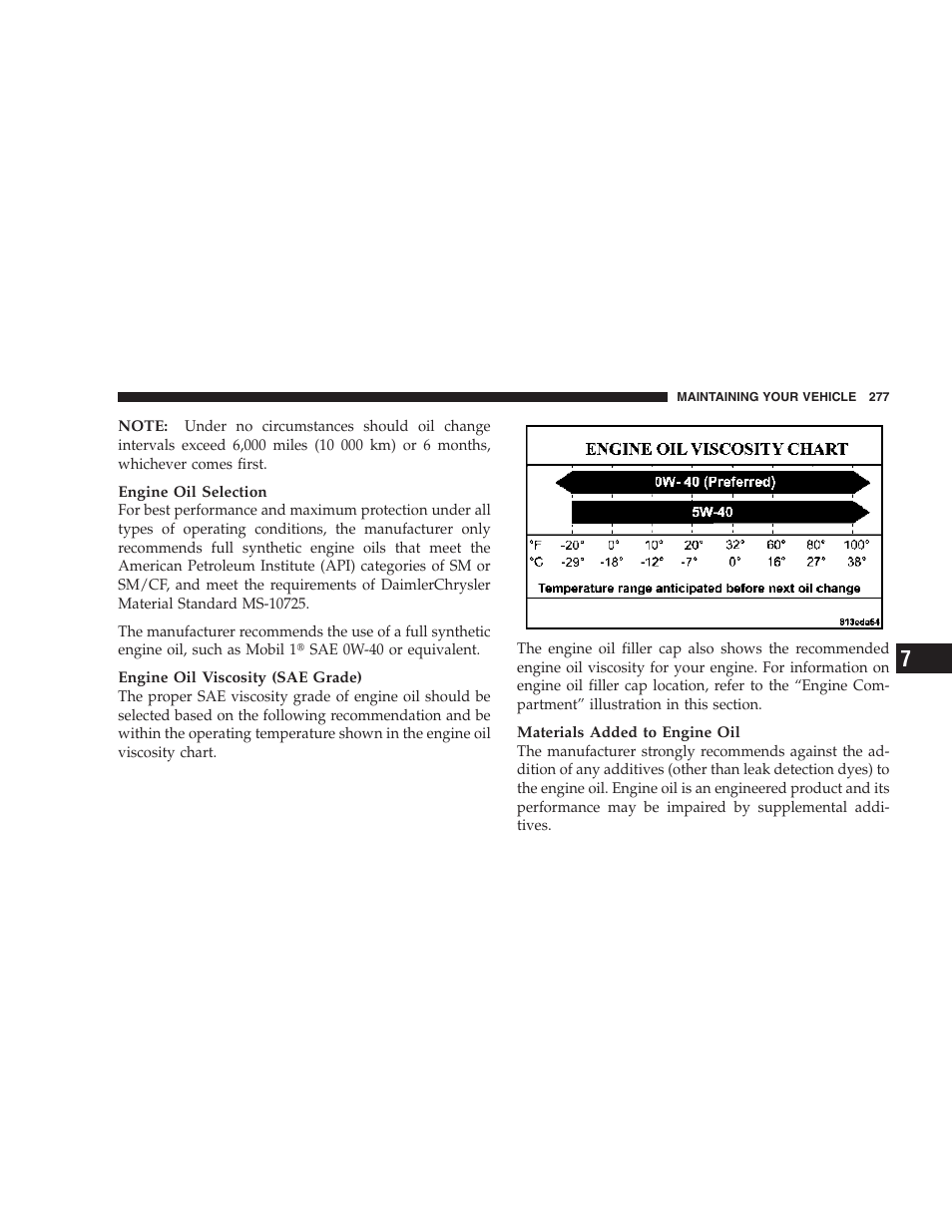 Chrysler 2007 300 SRT8 User Manual | Page 277 / 360