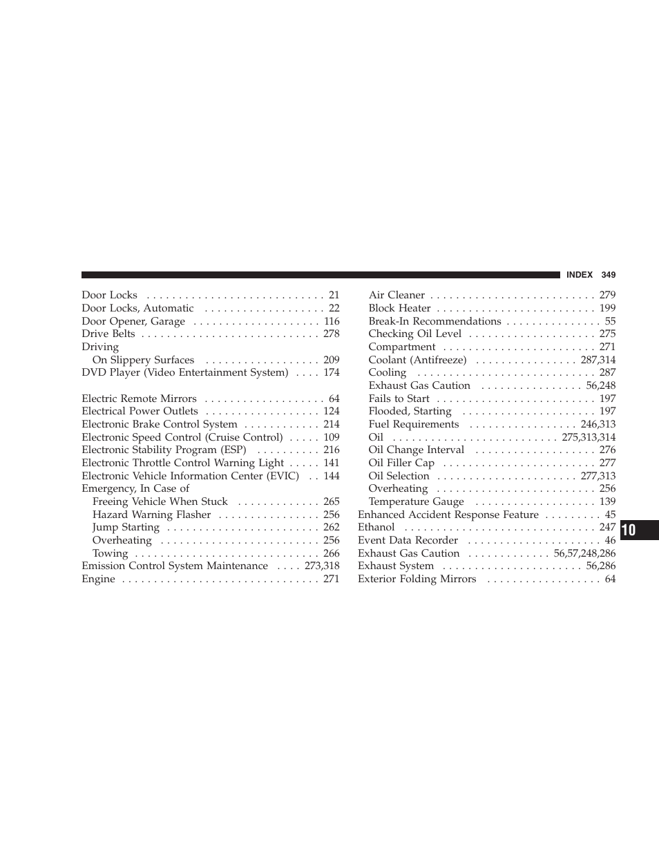 Chrysler 2007 300 SRT8 User Manual | Page 349 / 360