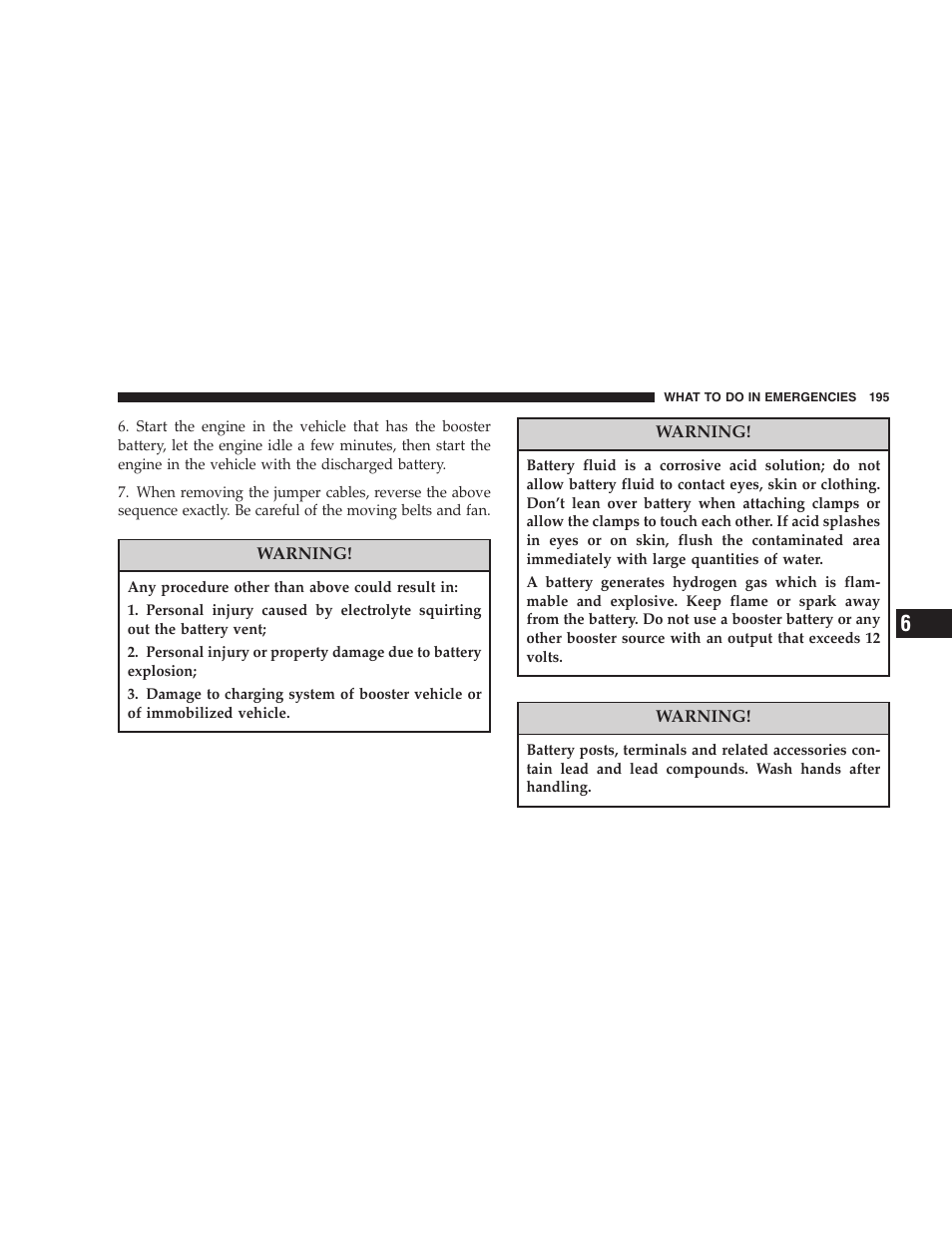 Chrysler 2005 Sebring Convertible User Manual | Page 195 / 292