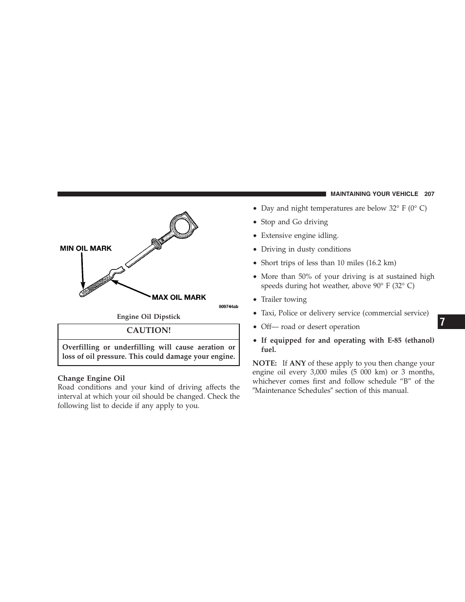 Chrysler 2005 Sebring Convertible User Manual | Page 207 / 292