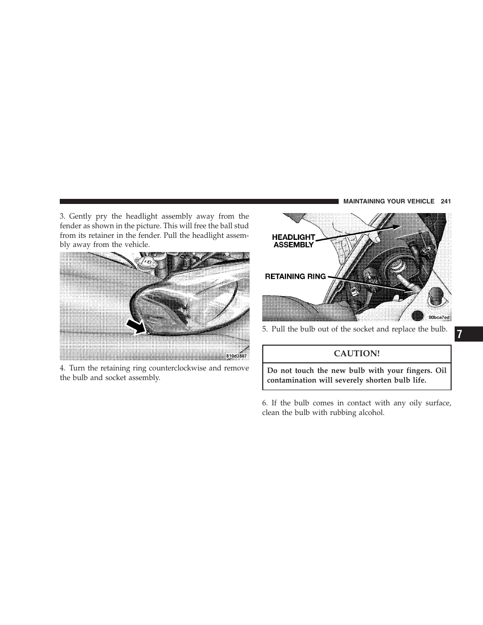 Chrysler 2005 Sebring Convertible User Manual | Page 241 / 292