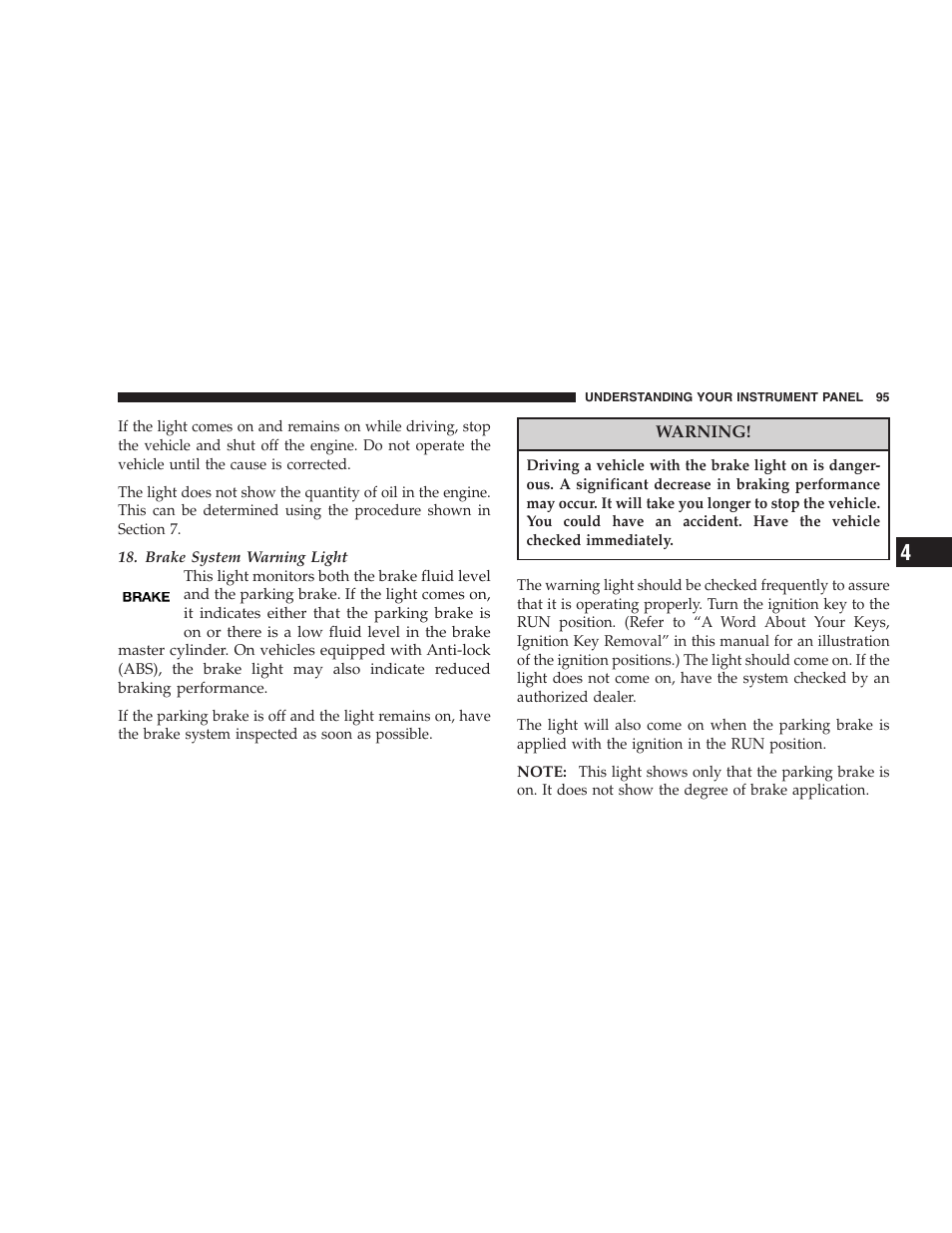 Chrysler 2005 Sebring Convertible User Manual | Page 95 / 292