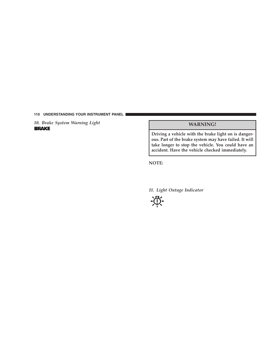 Chrysler 2006 Crossfire User Manual | Page 110 / 296