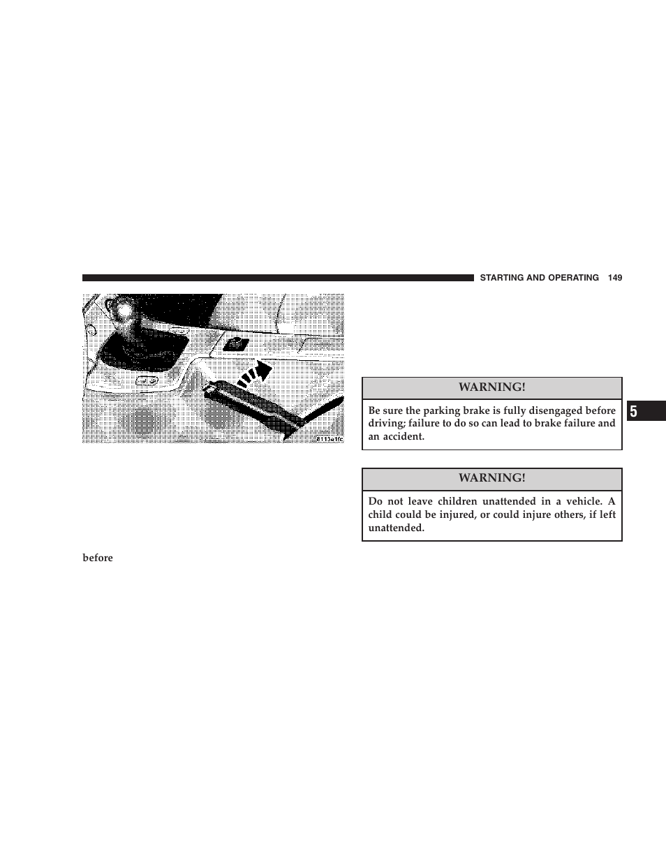 Chrysler 2006 Crossfire User Manual | Page 149 / 296