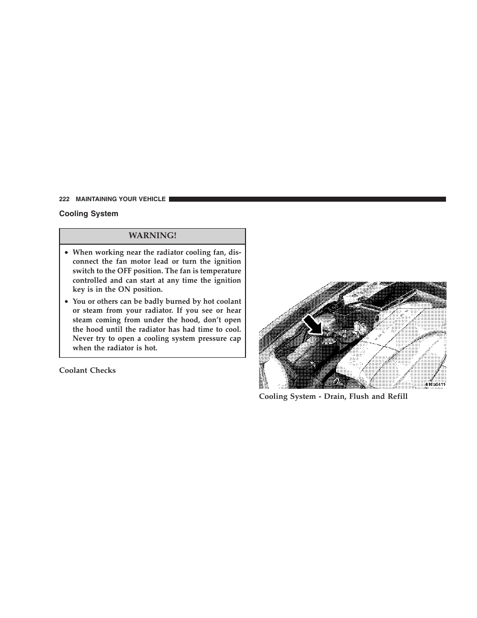 Cooling system | Chrysler 2006 Crossfire User Manual | Page 222 / 296