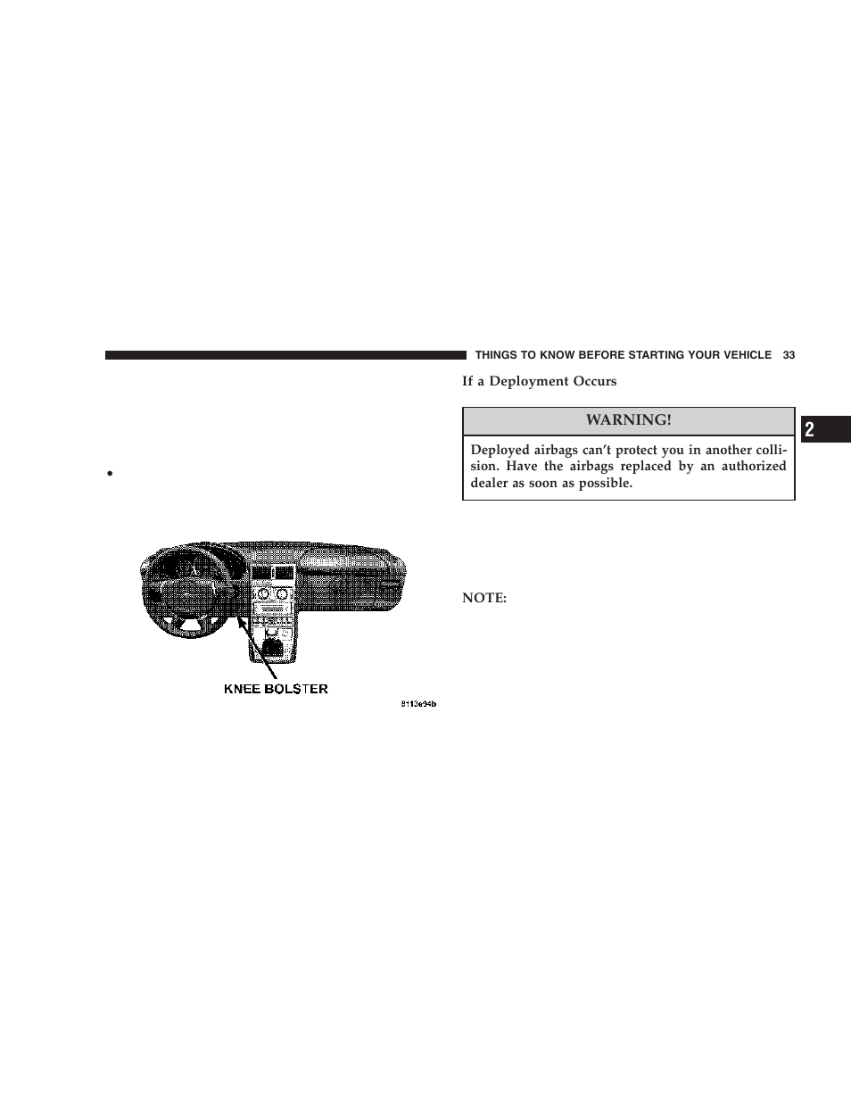 Chrysler 2006 Crossfire User Manual | Page 33 / 296