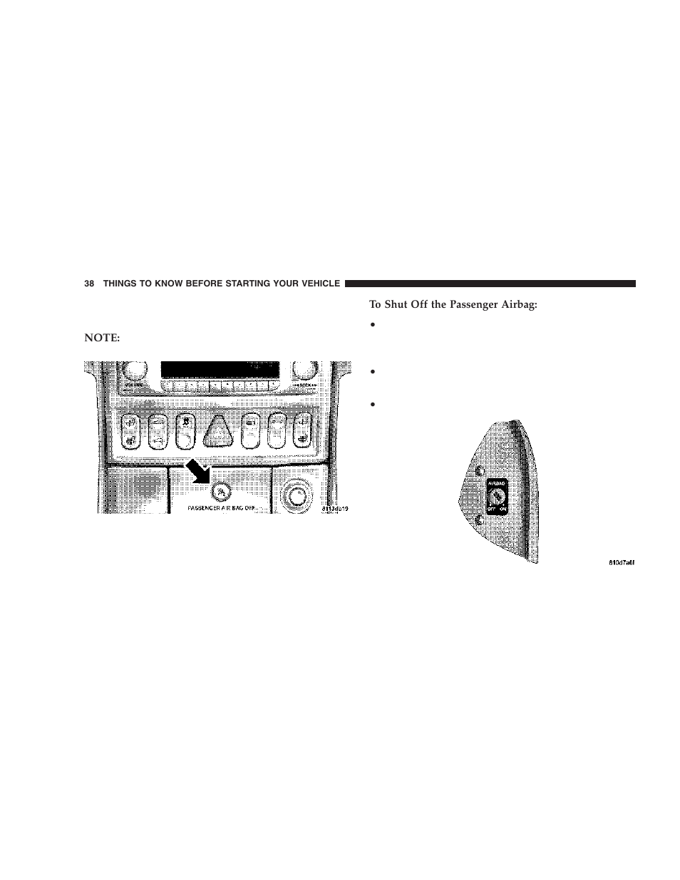 Chrysler 2006 Crossfire User Manual | Page 38 / 296