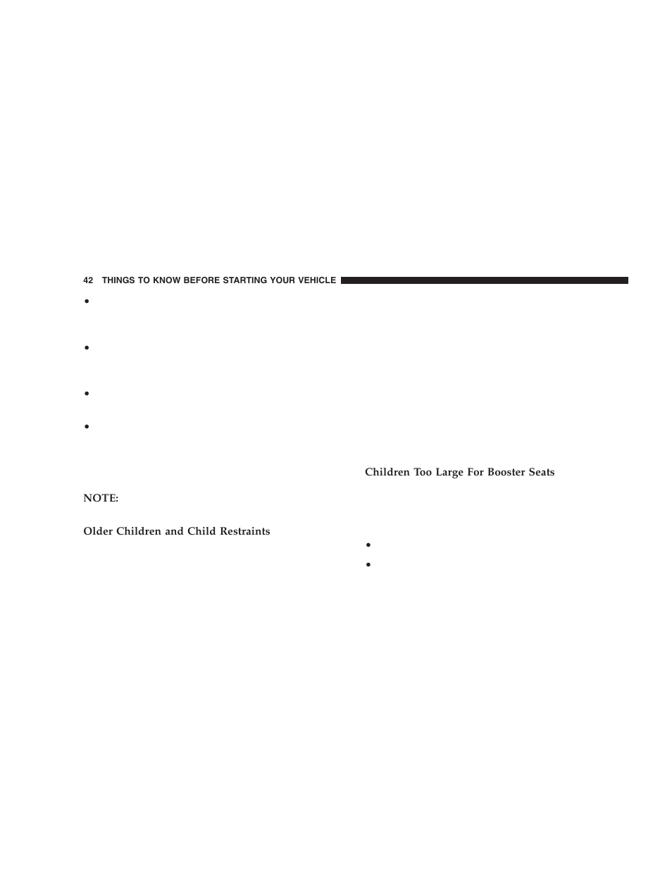 Chrysler 2006 Crossfire User Manual | Page 42 / 296