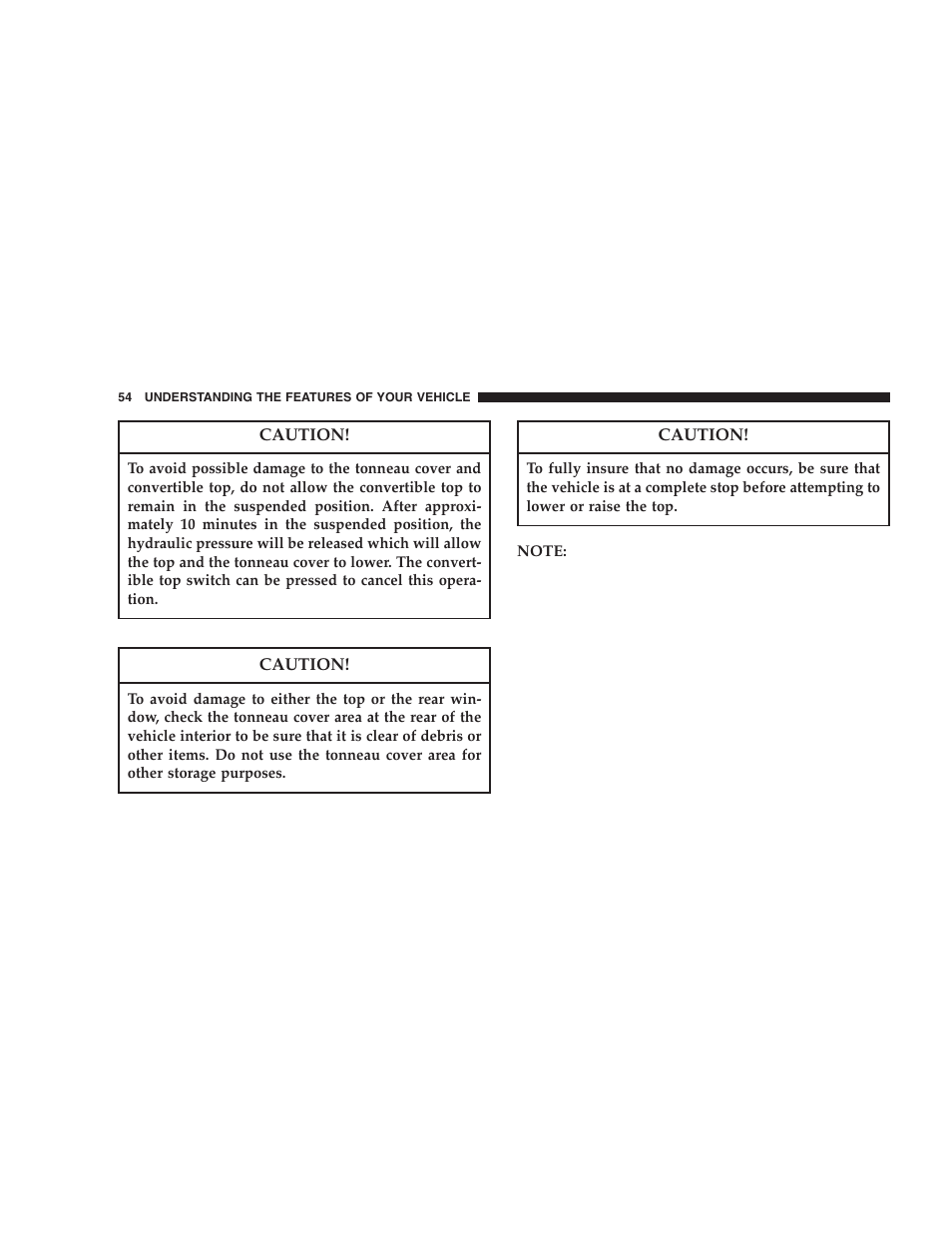 Chrysler 2006 Crossfire User Manual | Page 54 / 296