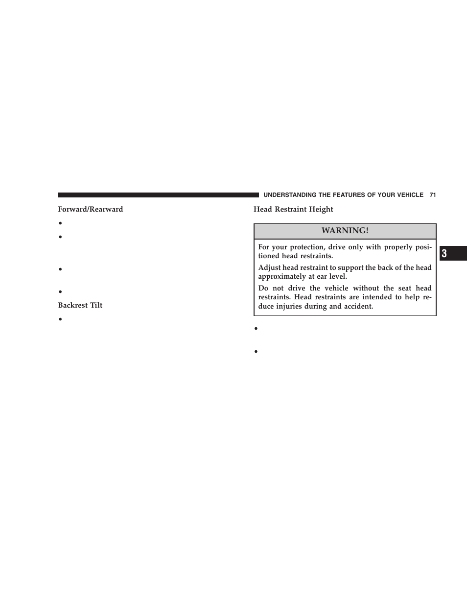 Chrysler 2006 Crossfire User Manual | Page 71 / 296
