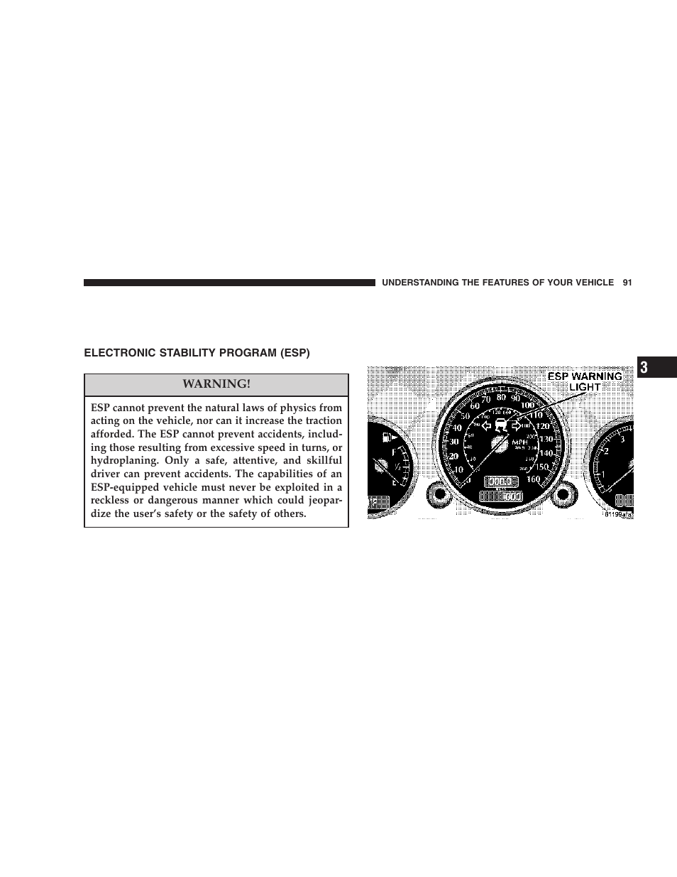 Electronic stability program (esp) | Chrysler 2006 Crossfire User Manual | Page 91 / 296