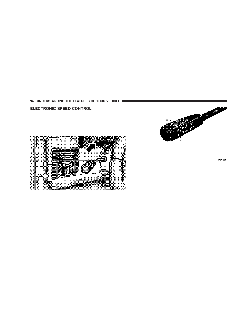 Electronic speed control | Chrysler 2006 Crossfire User Manual | Page 94 / 296