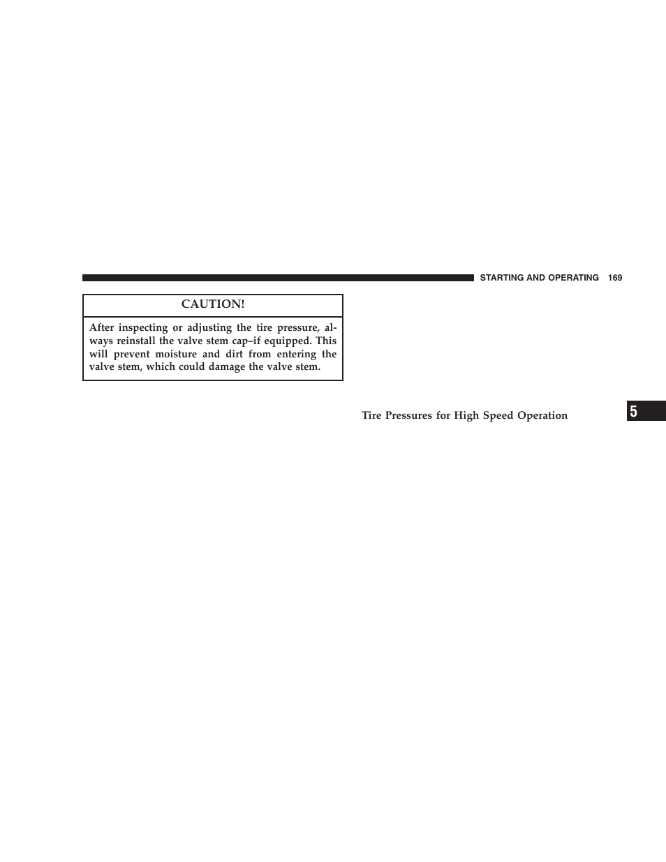 Chrysler 2006 Sebring Sedan User Manual | Page 169 / 300