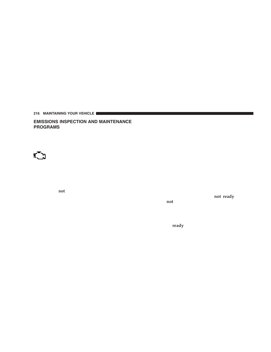 Emissions inspection and maintenance, Programs | Chrysler 2006 Sebring Sedan User Manual | Page 216 / 300