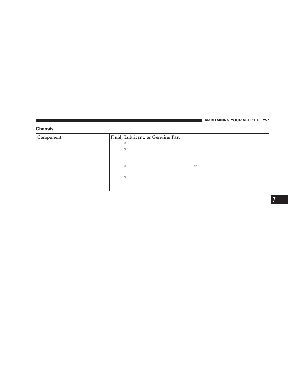 Chassis | Chrysler 2006 Sebring Sedan User Manual | Page 257 / 300
