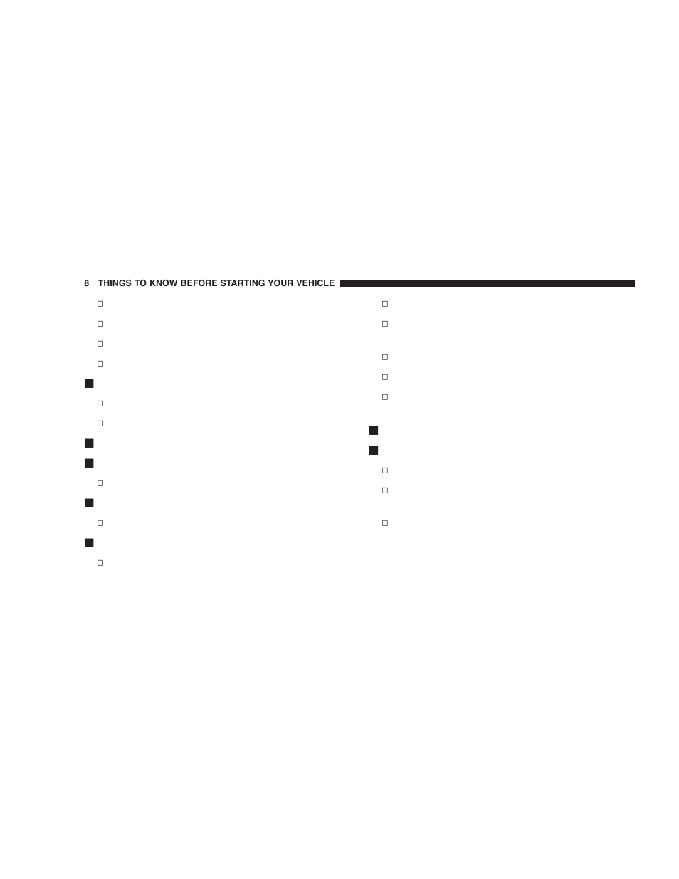 Chrysler 2006 Sebring Sedan User Manual | Page 8 / 300