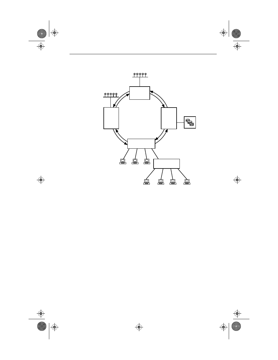 Reliability, Figure a-1. typical fddi physical installation, Reliability brim-f6 user’s guide page a-3 | A.3 reliability | Cabletron Systems BRIM-F6 User Manual | Page 27 / 41
