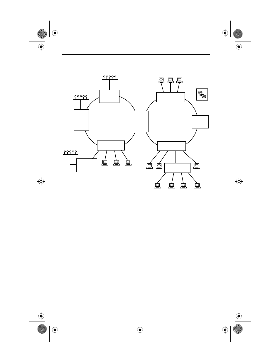 Design considerations for fddi networks, Figure a-10. fddi devices, A.7 design considerations for fddi networks | A.7.1 ring length | Cabletron Systems BRIM-F6 User Manual | Page 38 / 41