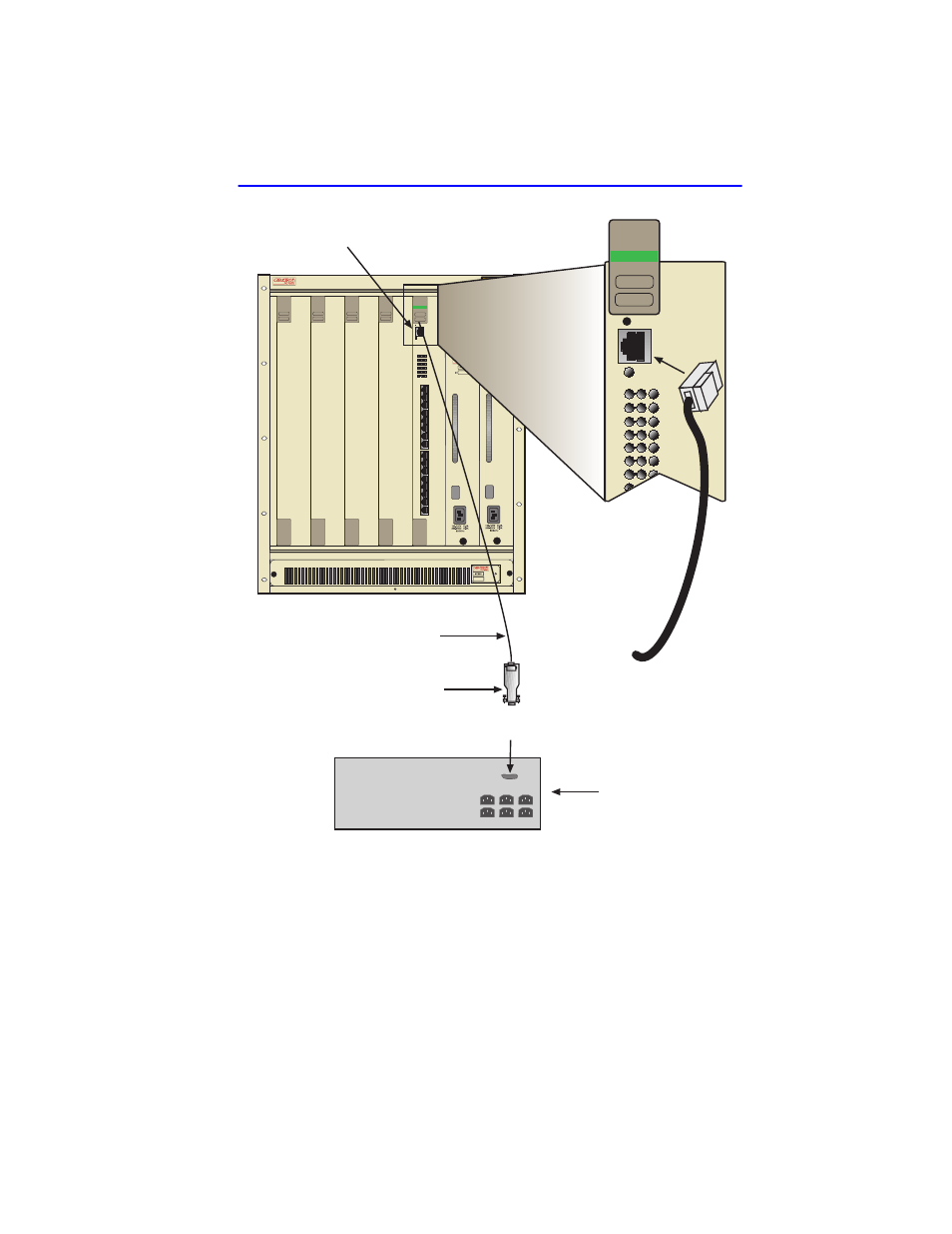 Figure 5-2, Ethernet, Reset | Cabletron Systems 6H122-16 User Manual | Page 47 / 158