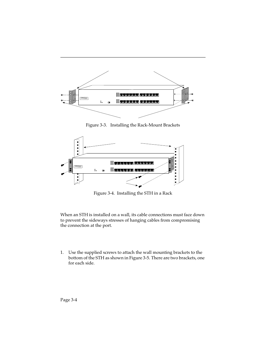 5 wall-mounting the sth, Speed 4m 16m | Cabletron Systems STHI 44 STHI-44 User Manual | Page 29 / 35