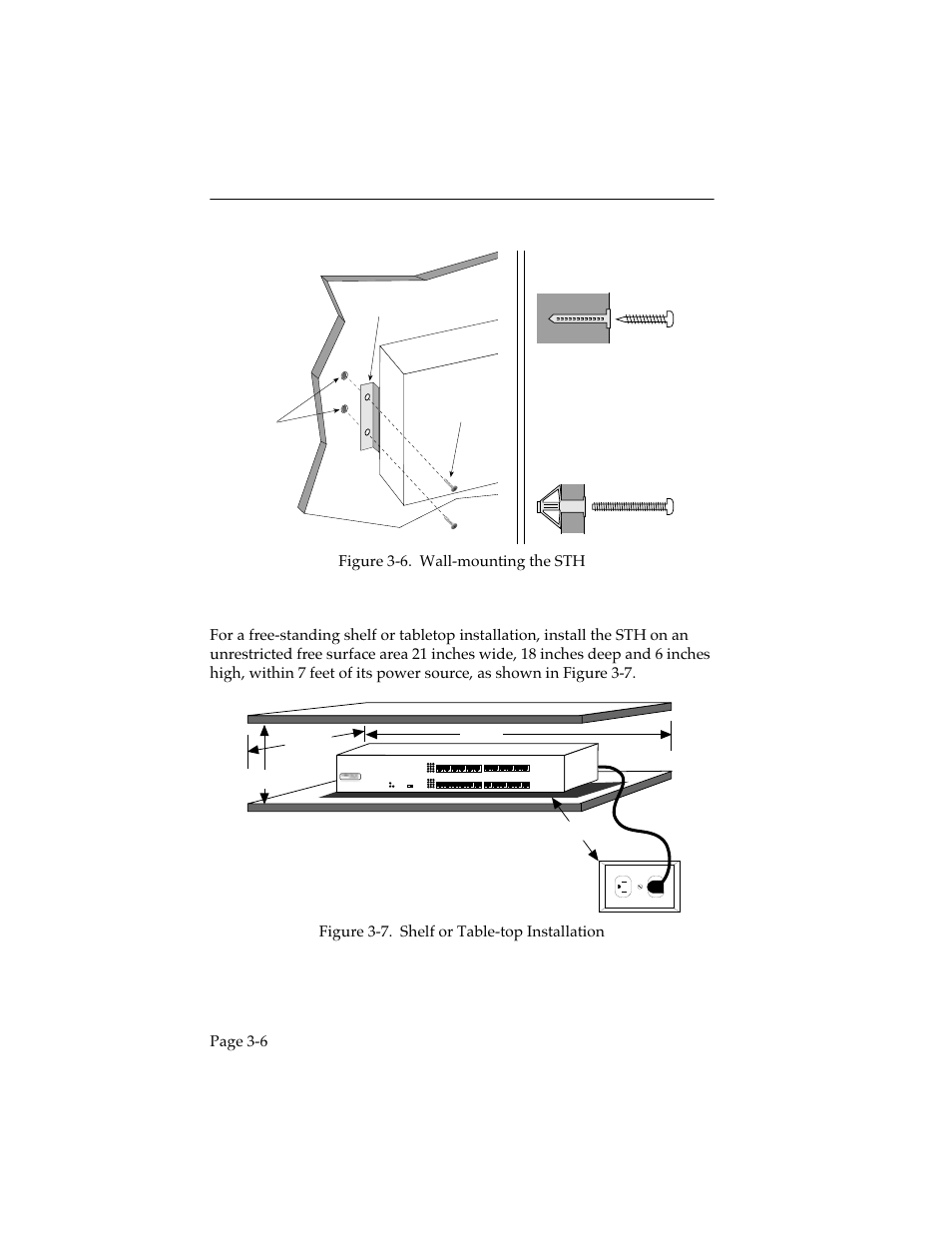 6 free-standing installation | Cabletron Systems STHI 44 STHI-44 User Manual | Page 31 / 35