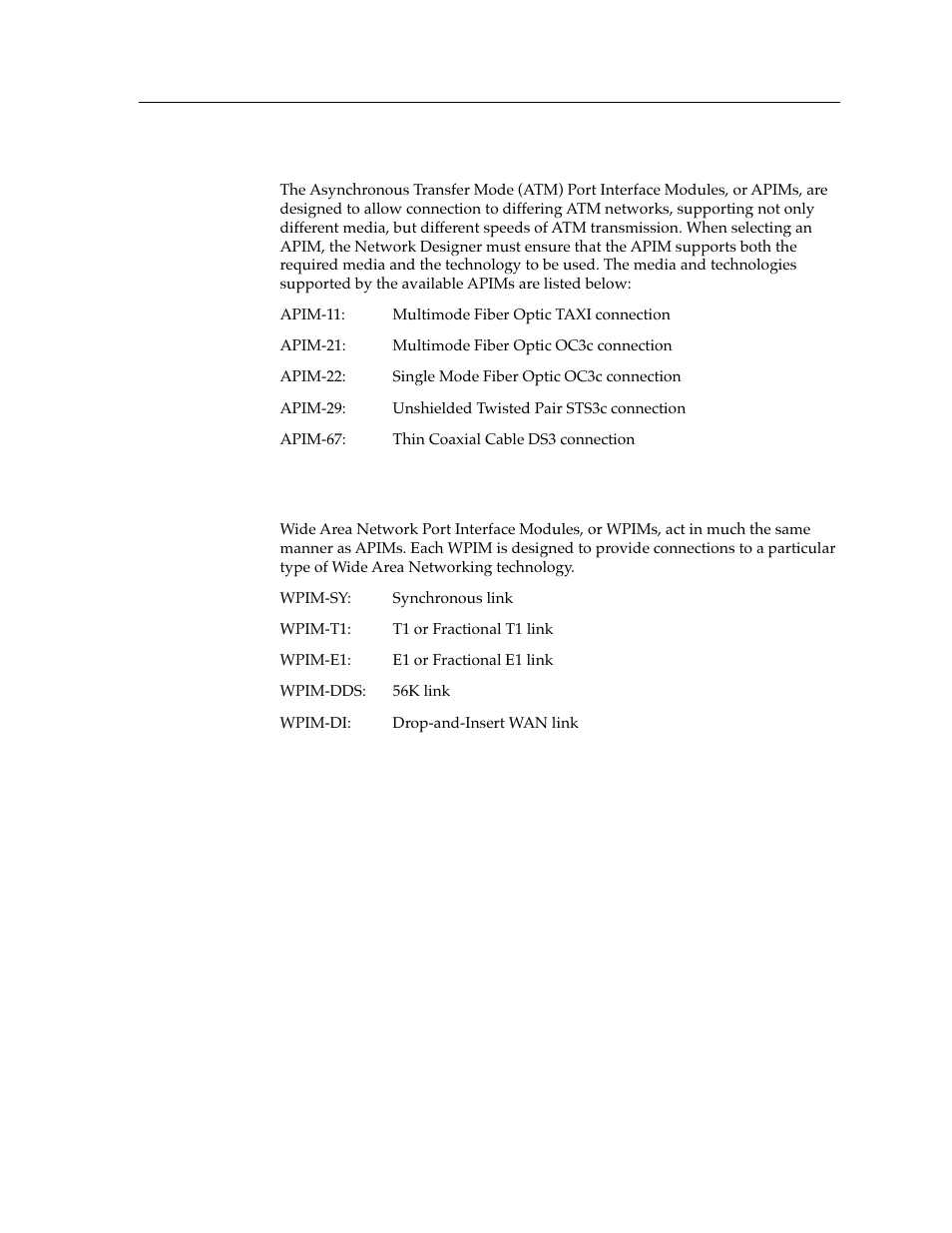 Apims, Wpims | Cabletron Systems switches User Manual | Page 35 / 132