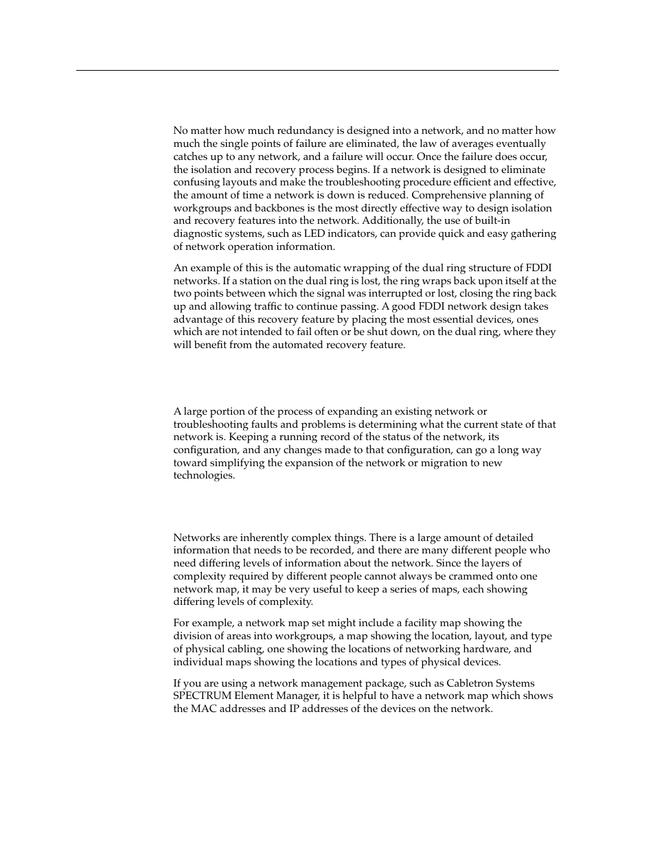 Isolation and recovery, Network maps and record keeping, Tracking functions | Network maps and record keeping -14 | Cabletron Systems switches User Manual | Page 54 / 132