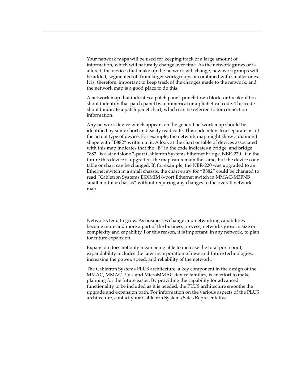 Tracking changes, Network expandability, Network expandability -15 | Cabletron Systems switches User Manual | Page 55 / 132