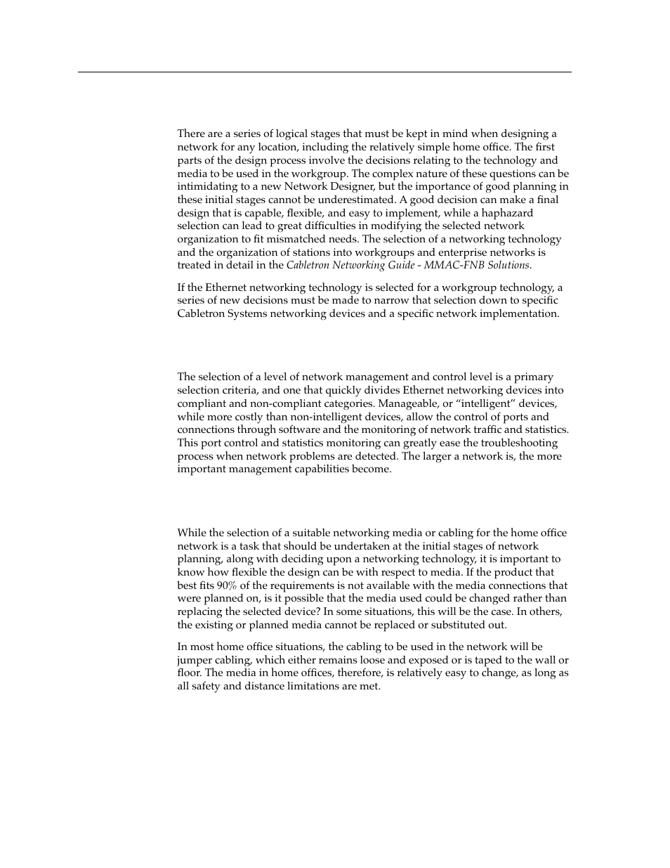 Abstracting the design process, Management, Media | Cabletron Systems switches User Manual | Page 68 / 132