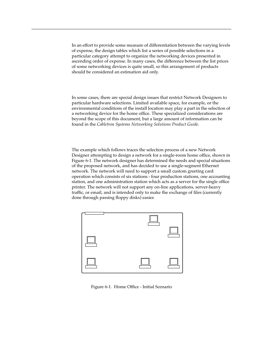Other considerations, Design example | Cabletron Systems switches User Manual | Page 70 / 132