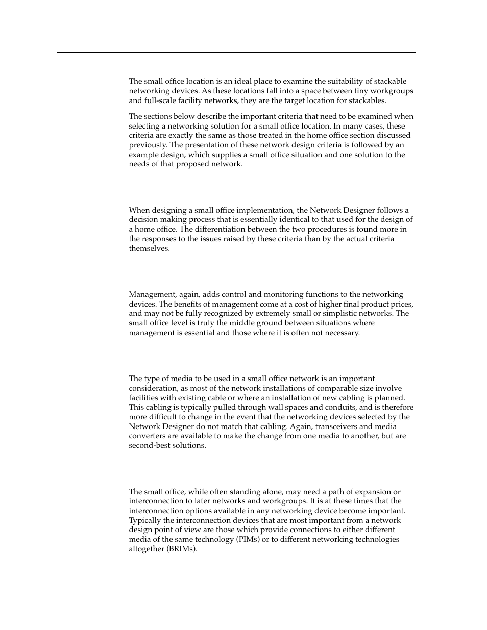 Abstracting the design process, Management, Media | Interconnection | Cabletron Systems switches User Manual | Page 74 / 132