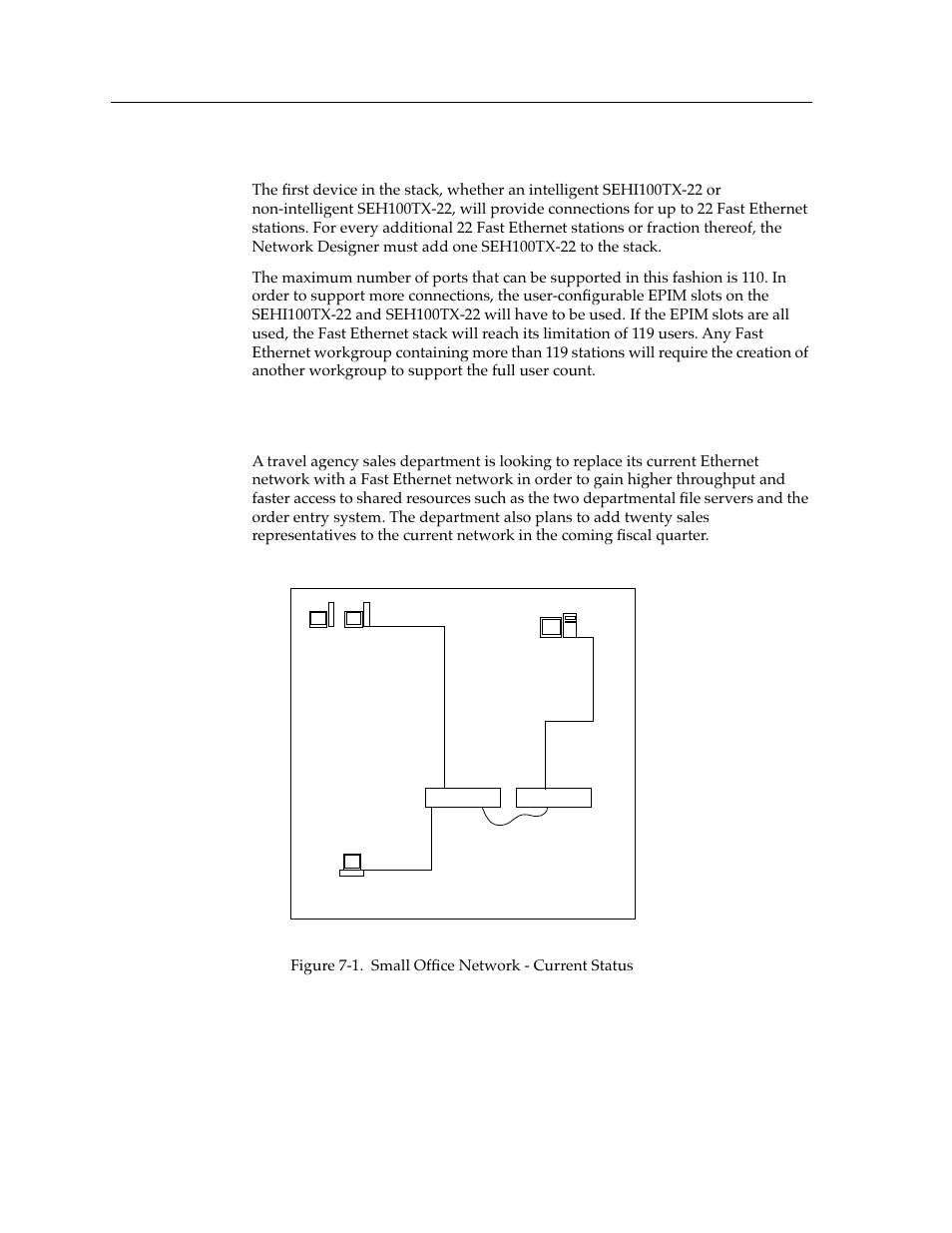 Port count, Design example | Cabletron Systems switches User Manual | Page 90 / 132