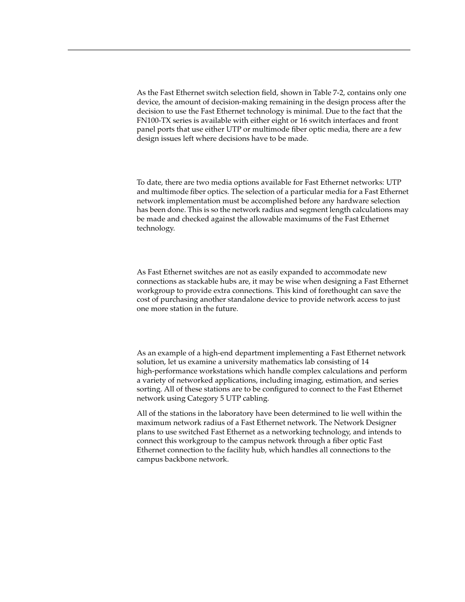 Abstracting the design process, Media, Port count | Design example | Cabletron Systems switches User Manual | Page 93 / 132