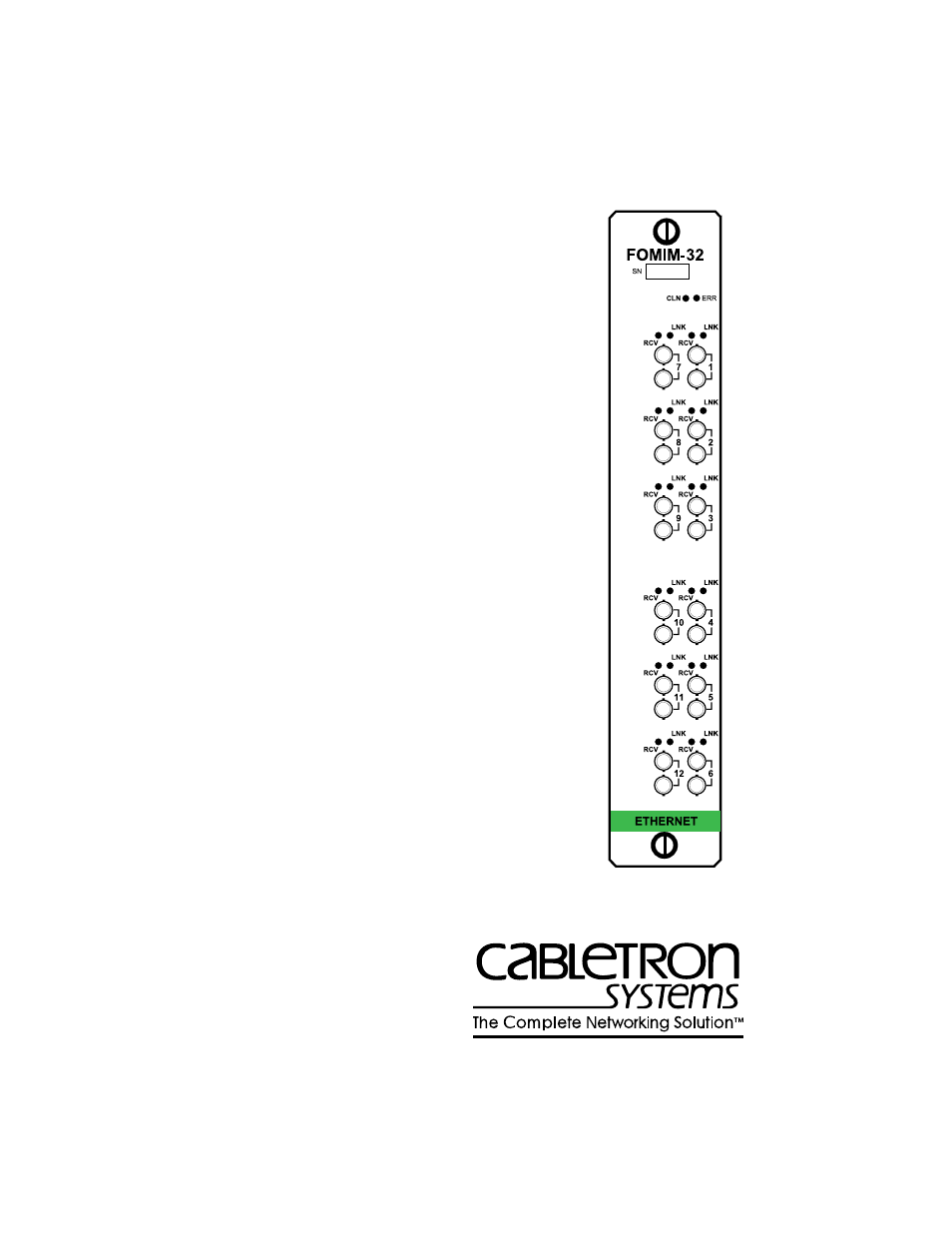 Cabletron Systems FOMIM-32 User Manual | 33 pages