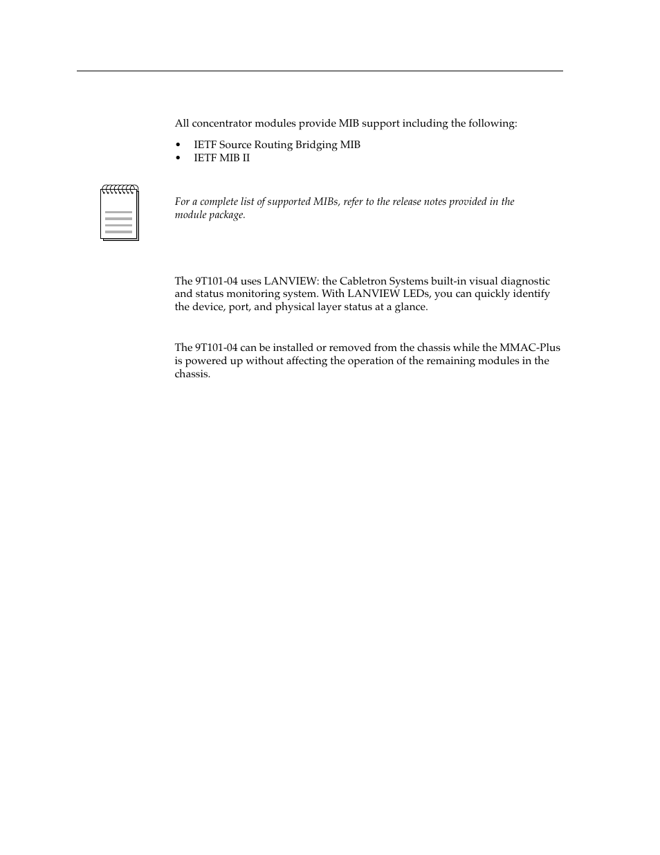 Cabletron Systems 9T101-04 User Manual | Page 10 / 28